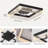 Itohan 11.81" Square Dimmable LED Flush Mount-813042023