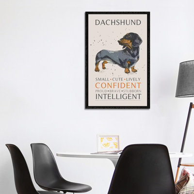 Dachshund by Michelle Campbell - Print on Canvas
