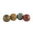Persephone Cole and Grey Ceramic Spotted Multi Colored Decorative Orbs   