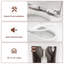 Toilette allongée une pièce à double chasse 1,1 / 1,6 GPF avec siège confortable de 16 po de hauteur, surface vitrée en céramique (siège à fermeture en douceur inclus)