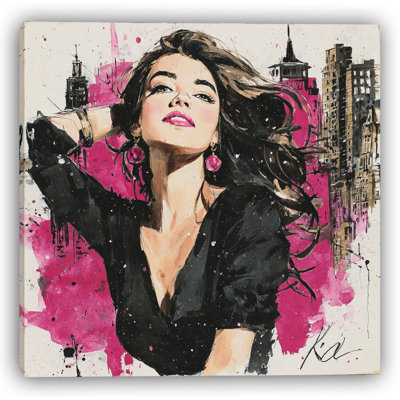 Art mural sur toile City Glamour