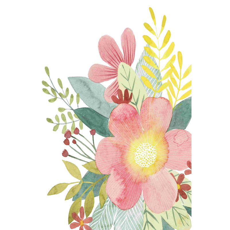 Fleurs colossales II, H 18 po x l 12 po