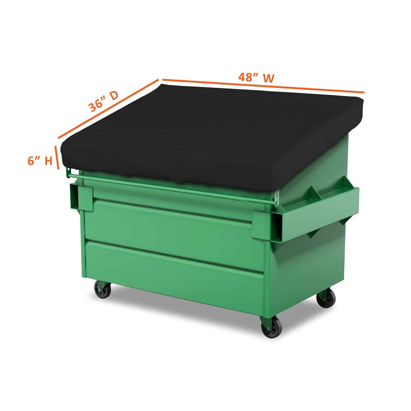 Couvercle de poubelle d'extérieur haute densité à usages multiples, poubelle imperméable durable et résistante aux rayons UV