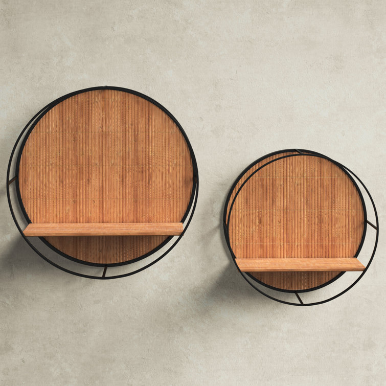 Becka 2 Piece Circle Accent Shelf