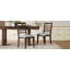 Ensemble 2 pièces de chaises de salle à manger de style campagnard, chaises de salle à manger rembourrées avec dossier haut, chaises sans accoudoirs classiques pour la cuisine-398149519-398149518