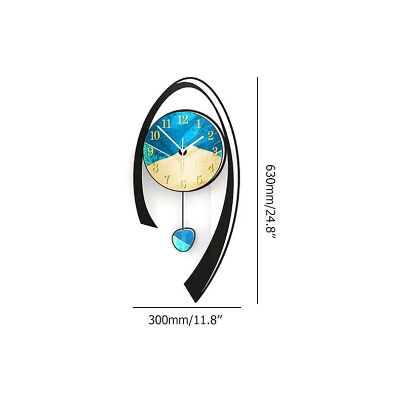 Caimin Acrylic Wall Clock