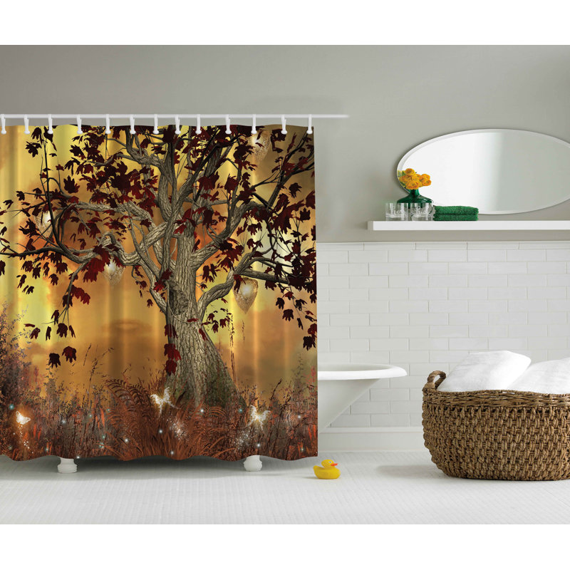 Rideau de douche simple Nella Old Scary, H 70 po x l 69 po
