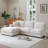 Scarlet Lounger , Thick Corduroy,  L-shaped Sofa Left or Right Hand-1082261036-1082261037