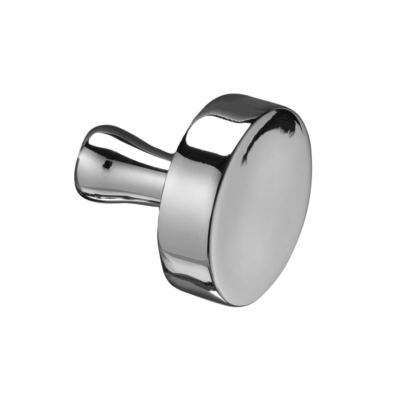 The Perfect Knob Round Cabinet Knob, Polished Nickel