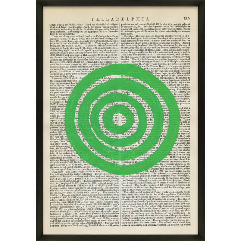 Philadelphia Print by Michela Sorrentino, Black, 20" H x 14" W x 1.25" D