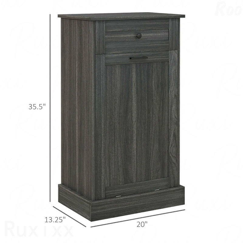 Armoire de rangement Trash, Gris