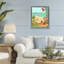 Cadre flottant Beach and Flowers View, design par Nabeela Rumi-797776852-797776856