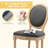 French Style Vintage Solid Back Dining Chair-797326579-775765522