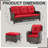 Anahit Wicker 7 - Person Patio Conversation Set with Cushions-1873951394