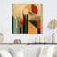 Cvja - Art mural abstrait en acrylique Mid-Century-101501265
