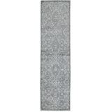 Hand-Knotted High-Quality Aqua Runner