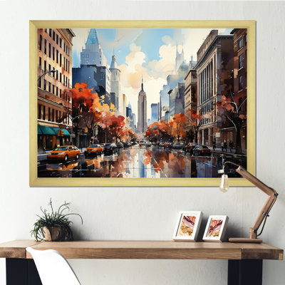 Automne, brise de New York, art sur toile New York