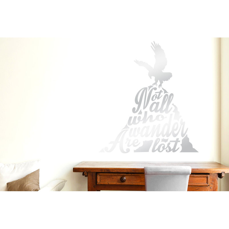 Wall Decal, Shiny Silver
