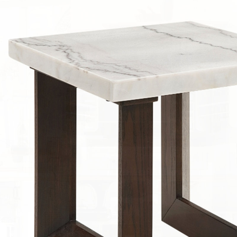 Table de bout en marbre naturel