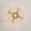 Teardrop Crystal Semi Flush Mount 