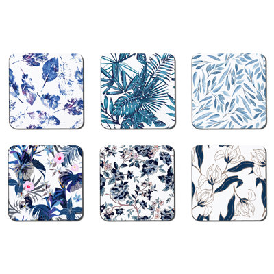 Square 6 Piece Coaster Set