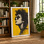 Profile in Yellow Modern - Wrapped Canvas-1844072957-1844072947