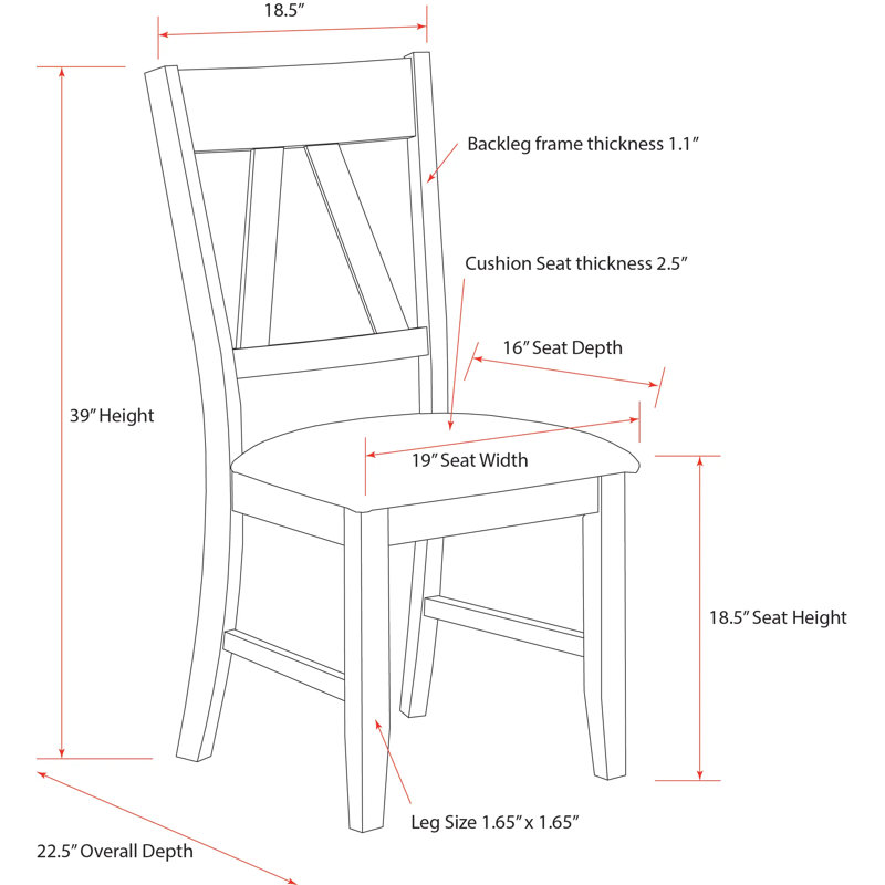 Rabush Cotton Side Chair in Brown