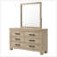 Commode 6 tiroirs avec miroir Sansome