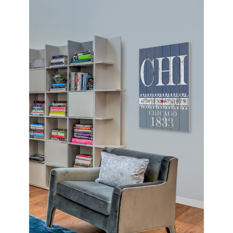 Chicago 1833 1 Piece Wall Art, 91 cm H x 61 cm W