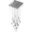 Aspen Collection 25 Light Bubbled Crystal Multi Port Pendant-418606689