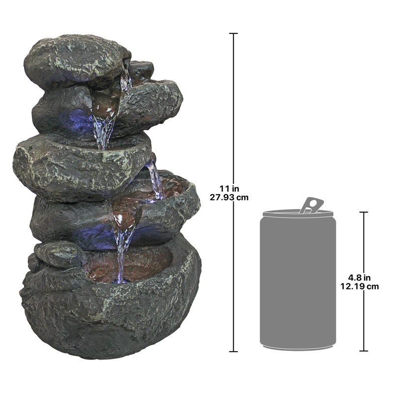 Anchor Falls Cascading Garden Fountain