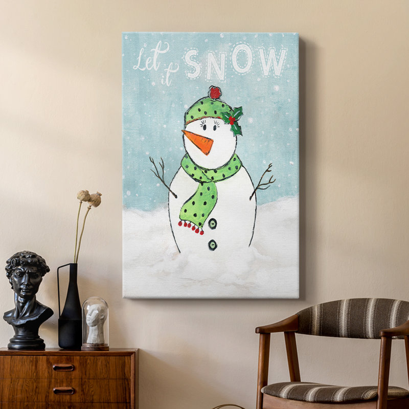 Jolly Snowman II - galerie sur mesure, H 48 po x l 32 po