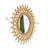 24'' Solana Mirror, Wall-Mounted Bamboo Artistry Circle Mirror With Hemp, Irregular Shape, Suitable For Bathroom, Bedroom, Living Room, Entryway, Etc.