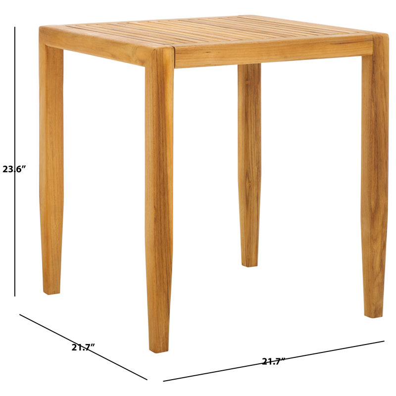 Soma Outdoor Square Teak Side Table
