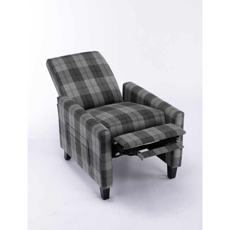Chaise inclinable avec dossier réglable Sydeny, Mélange de gris