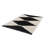 Area Rug, Black & Ivory Modern