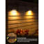 Éclairage de marches à basse tension de 5 ct 8 pouces, éclairage de terrasse 12-24V CA / CC, aluminium, bronze huilé
