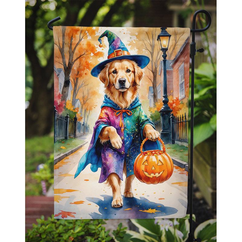 Drapeau du jardin Mastiff, Golden Retriever