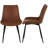 Leathaire Upholstered Modern Dining Chair Side Chair With Metal Legs