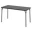 Table pliante, table rectangulaire pliante portative avec cadre en métal robuste, table pliante revêtue de similicuir-611401172