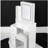 29.2" Small Size Left Bedside Cabinet Vanity Table + Cushioned Stool, Large Sliding, Touch Control, Tri-color Switching, Brightness Adjust LED Mirror, High Capacity Storage, Suitable for Small Space