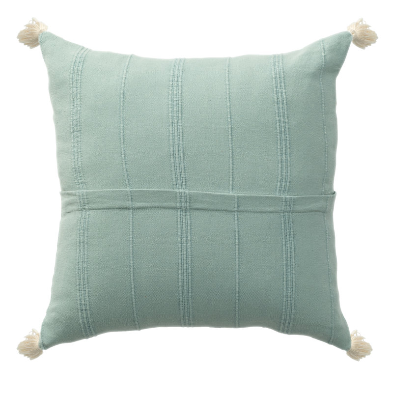 Coussin Danica, Vert, Housse de coussin seulement - sans coussin