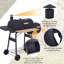 Barbecue portatif en acier Outsunny