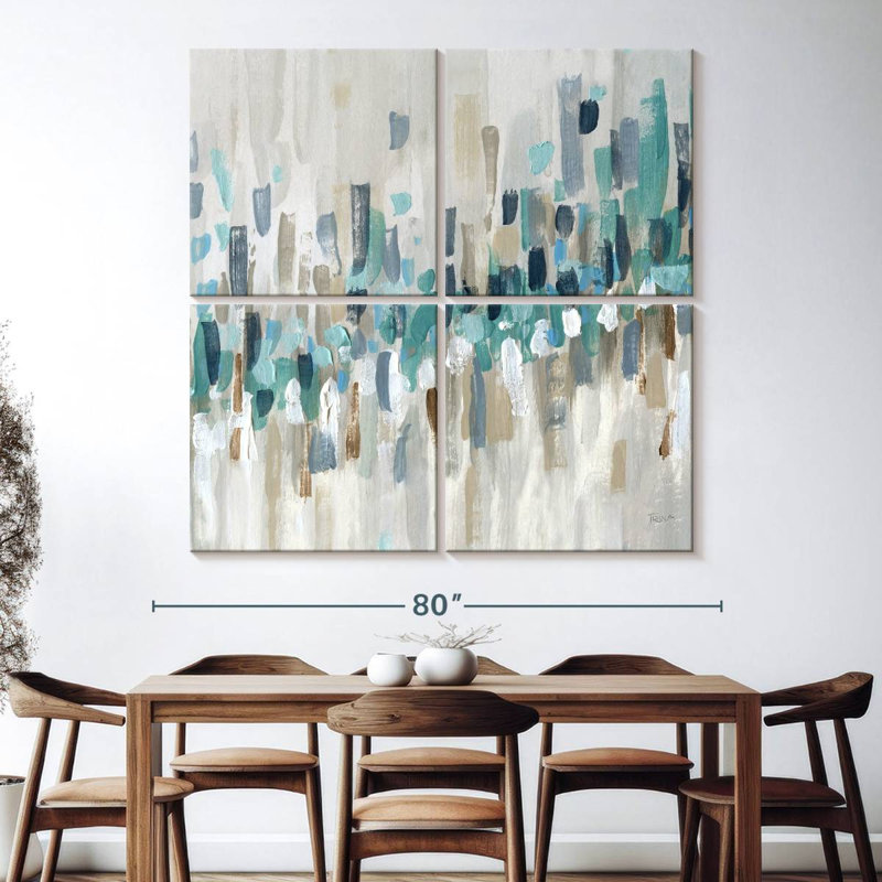 Avery Staccato Blue II, 74" H x 74" W