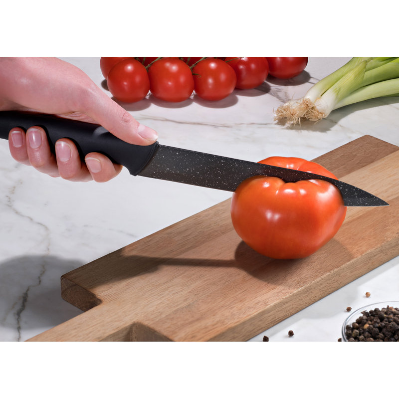 Granitestone Granitestone Nutriblade 6 PC Knife Set, Professional Kitchen Chef’s Knives with Sharp Stainless Steel Blades and Nonstick Granite Coating