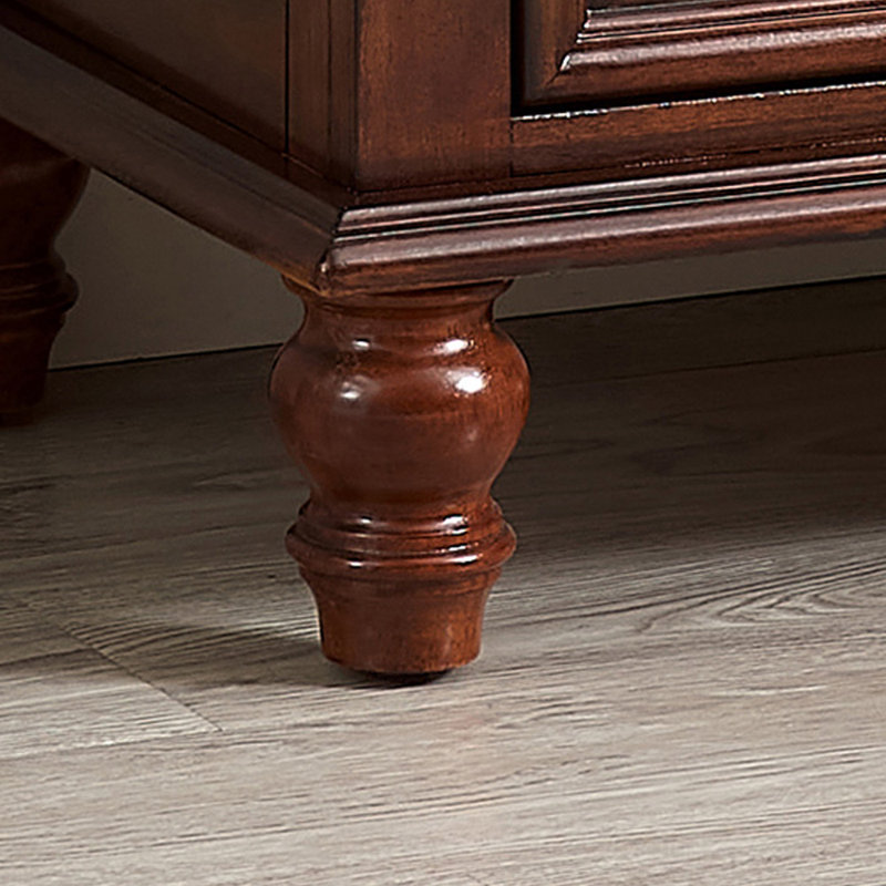 Armoire décorative européenne en bois massif