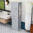 Modern Bathroom Storage Cabinet with Adjustable Shelves & Soft-Close Hinges-1479401767