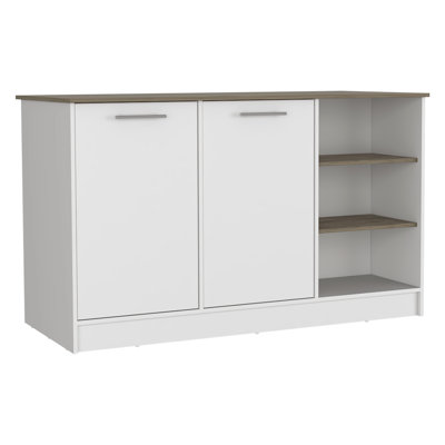 Versatile Kitchen Island with Premium Materials and Practical Storage