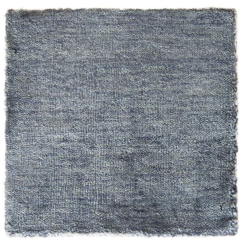 Tapis en soie tissé à la main Alrun, Rectangle 9 pi x 10 pi