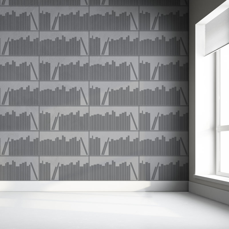 Cerqueira 10m x 52cm Textured Matte Wallpaper Roll, Tonal Grey